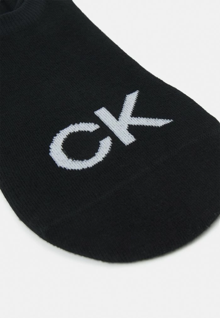 Calvin Klein Underwear FOOTIE HIGH CUT LOGO 2 PACK - Trainer Socks - Black 4 Calvin Klein Underwear FOOTIE HIGH CUT LOGO 2 PACK - Trainer Socks - Black - Image 2