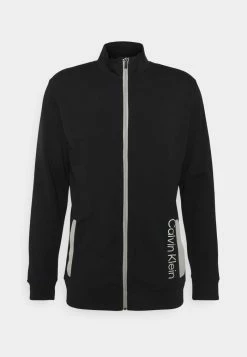 Calvin Klein Underwear GALVANIZE LOUNGE FULL ZIP - Pyjama Top - Black -Calvin Klein Underwear Shop 0c12e73e28a048b2a45748a6c3a7c61f