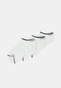 Calvin Klein Underwear WOMEN SNEAKER ATHLEISURE 3 PACK - Trainer Socks - White