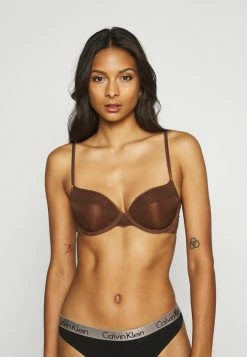 Calvin Klein Underwear MIRROR DEMI SPACER - Underwired Bra - Umber