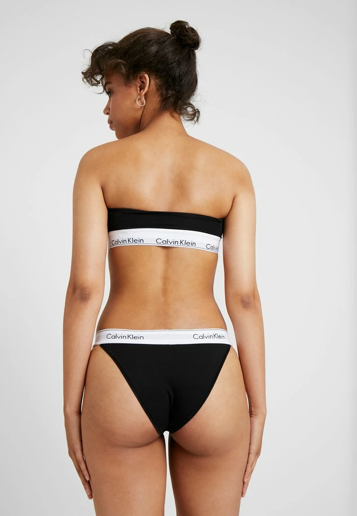 Calvin Klein Underwear MODERN HIGH LEG TANGA - Briefs - Black 5 Calvin Klein Underwear MODERN HIGH LEG TANGA - Briefs - Black - Image 3