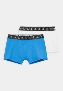 Calvin Klein Underwear 2 PACK - Pants - Electricaqua/white
