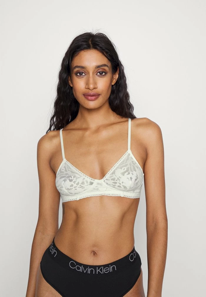 Calvin Klein Underwear UNLINED BRALETTE - Bustier - Ivory