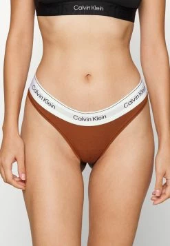 Calvin Klein Underwear THONG - Thong - Warm Bronze