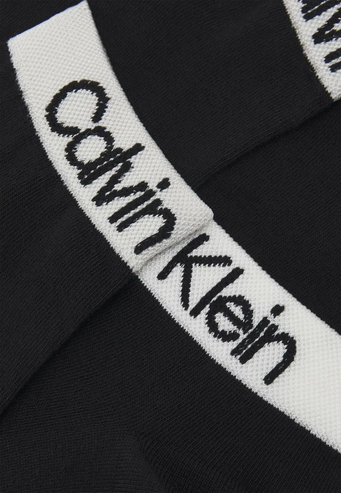 Calvin Klein Underwear WOMEN QUARTER LOGO ZOEY ECOM 4 PACK - Socks - Black - Image 3