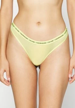 Calvin Klein Underwear THONG 2 PACK - Thong - Salient Green/olive