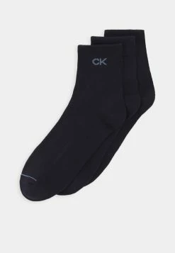 Calvin Klein Underwear MEN SHORT SOCK 3 PACK - Socks - Navy