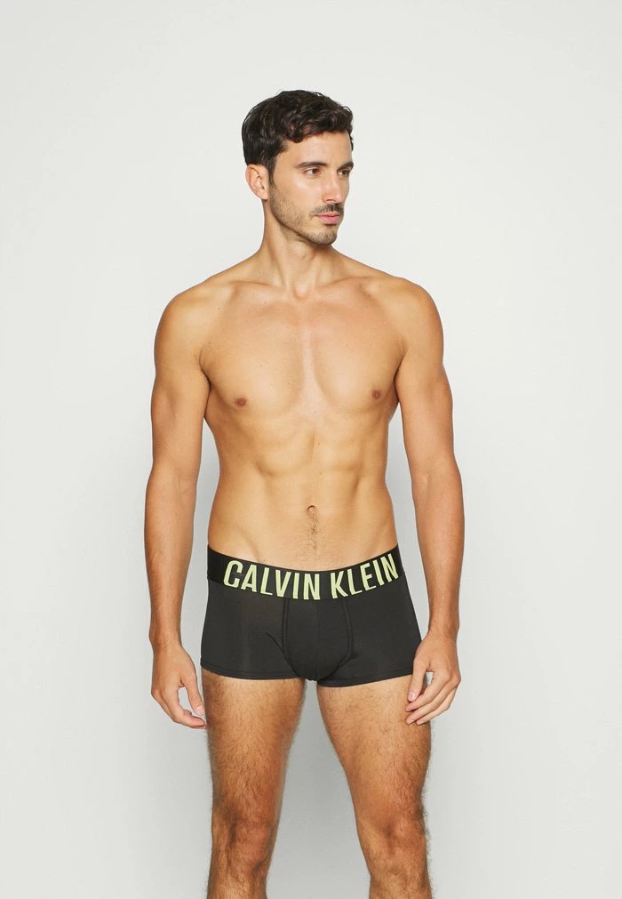Calvin Klein Underwear INTENSE POWER TRUNK 2 PACK - Pants - Black W.mesquite Lime/mesquite Lime