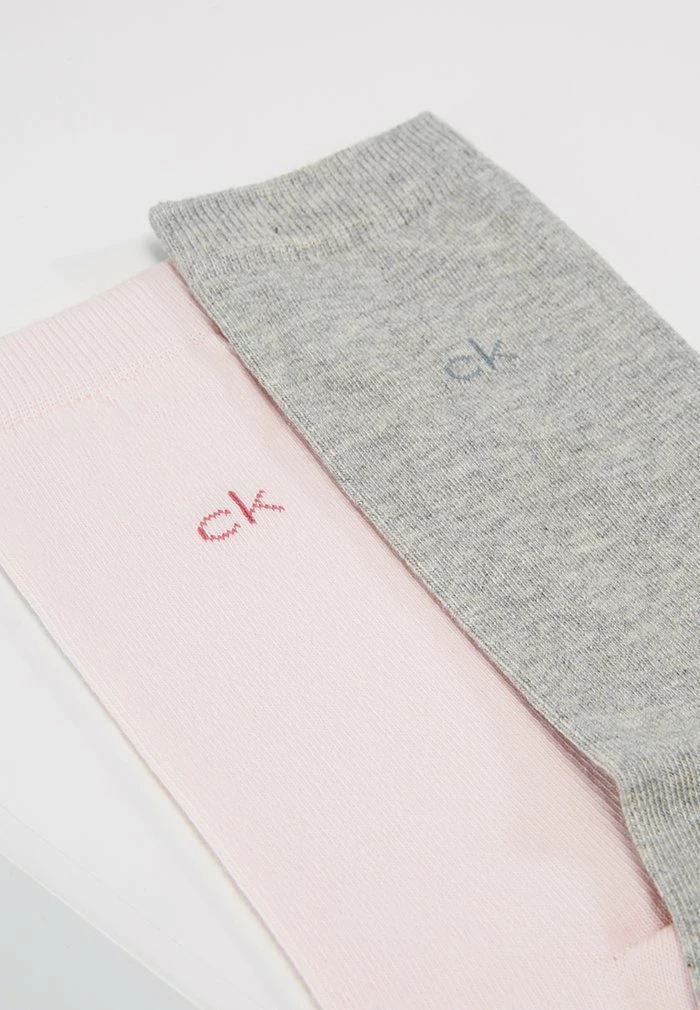 Calvin Klein Underwear CREW 2 PACK - Socks - Soft Pink/pale Grey Heather - Image 3