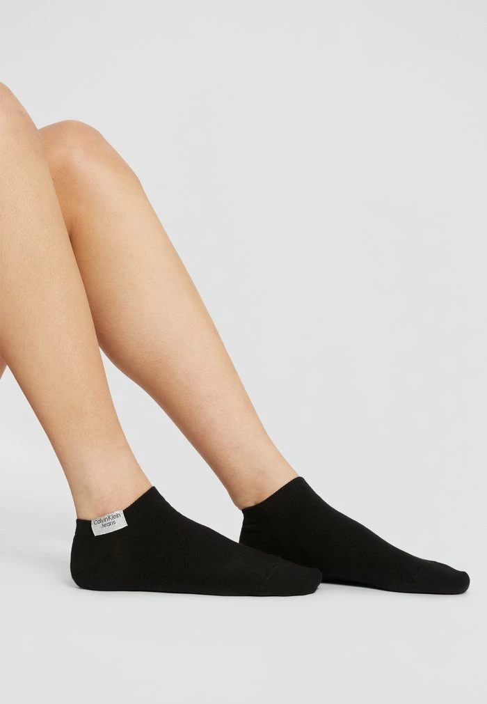 Calvin Klein Underwear WOMEN SNEAKER PATCH 2 PACK - Socks - Black - Image 4