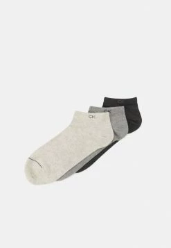 Calvin Klein Underwear MEN SNEAKER 3 PACK - Socks - Mid Grey