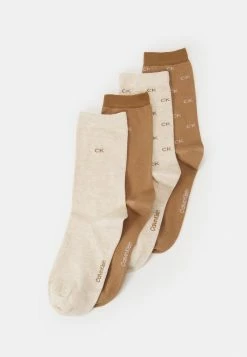 Calvin Klein Underwear HOLIDAY 4 PACK - Socks - Camel Combo