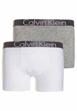 Calvin Klein Underwear 2 PACK TRUNK - Pants - Grey Heather
