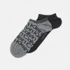 Calvin Klein Underwear SNEAKER ALL OVER 2 PACK UNISEX - Trainer Socks - Mid Grey