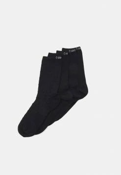 Calvin Klein Underwear HOLIDAY PACK MIRRORED LOGO 4 PACK - Socks - Black