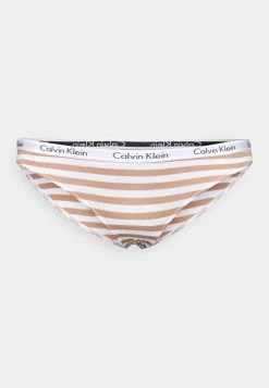 Calvin Klein Underwear BIKINI 3PACK - Briefs - Blue/ White /rainer Stripe Sandalwood