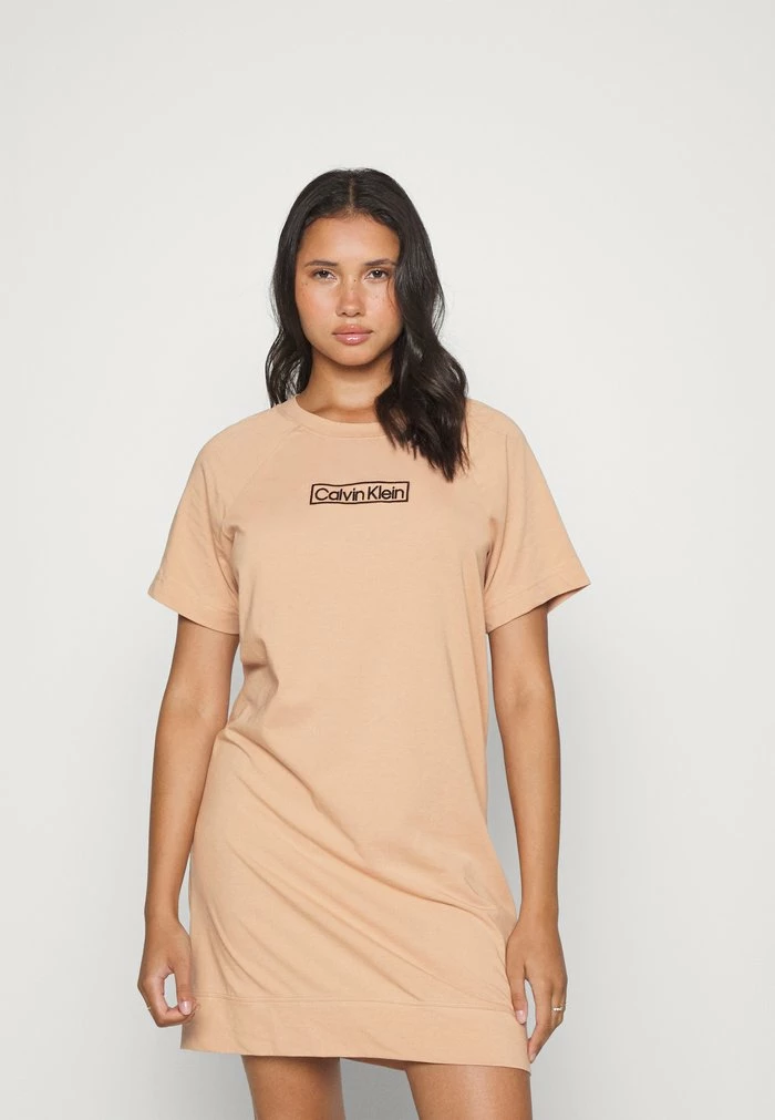 Calvin Klein Underwear NIGHTSHIRT - Nightie - Clay