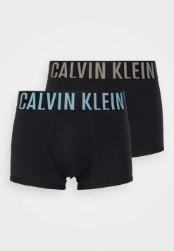 Calvin Klein Underwear TRUNK 2 PACK - Pants - Black/dark Grey