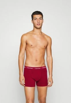 Calvin Klein Underwear TRUNK 3 PACK - Pants - Red