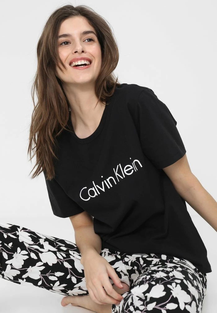 Calvin Klein Underwear COMFORT - Pyjama Top - Black/white