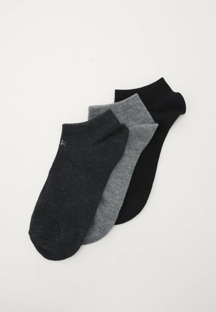 Calvin Klein Underwear WOMEN LINER LOGO 3 PACK - Socks - Grey Combo