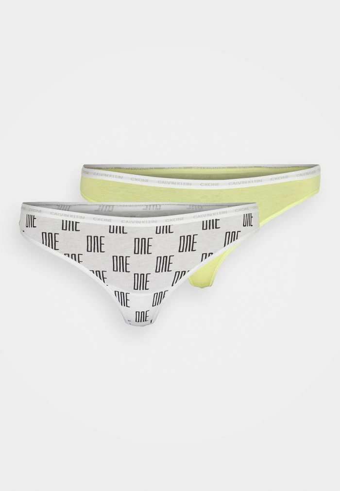 Calvin Klein Underwear THONG 2 PACK - Thong - Salient Green/white 7 Calvin Klein Underwear THONG 2 PACK - Thong - Salient Green/white - Image 5