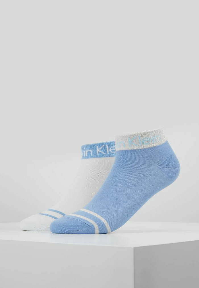 Calvin Klein Underwear ZOEY ANKLET 2 PACK - Socks - Blue/white