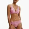 Calvin Klein Underwear LOTUS - Triangle Bra - Hollywood Pink