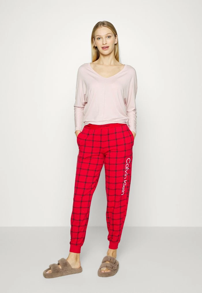 Calvin Klein Underwear SOPHISTICATED V NECK - Pyjama Top - Pink Wink 4 Calvin Klein Underwear SOPHISTICATED V NECK - Pyjama Top - Pink Wink - Image 2