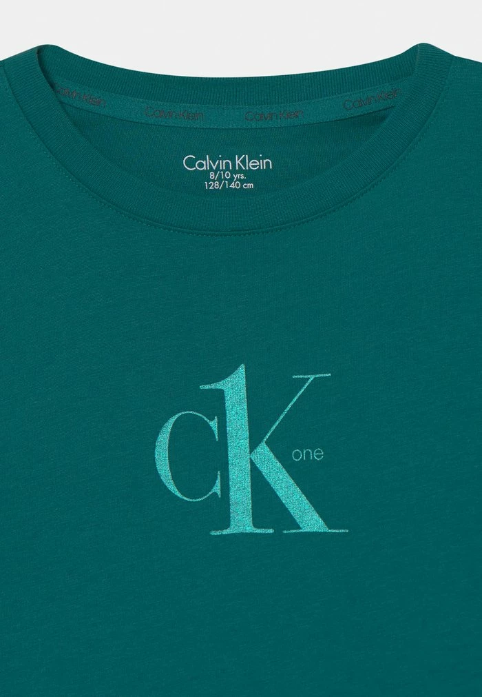 Calvin Klein Underwear TEE 2 PACK - Print T-shirt - Dark Turquoise/lightstone - Image 4