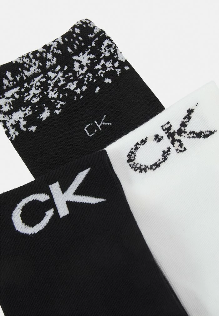 Calvin Klein Underwear CARTON SLIDER GIFTBOX 3 PACK - Socks - Black Combo - Image 3