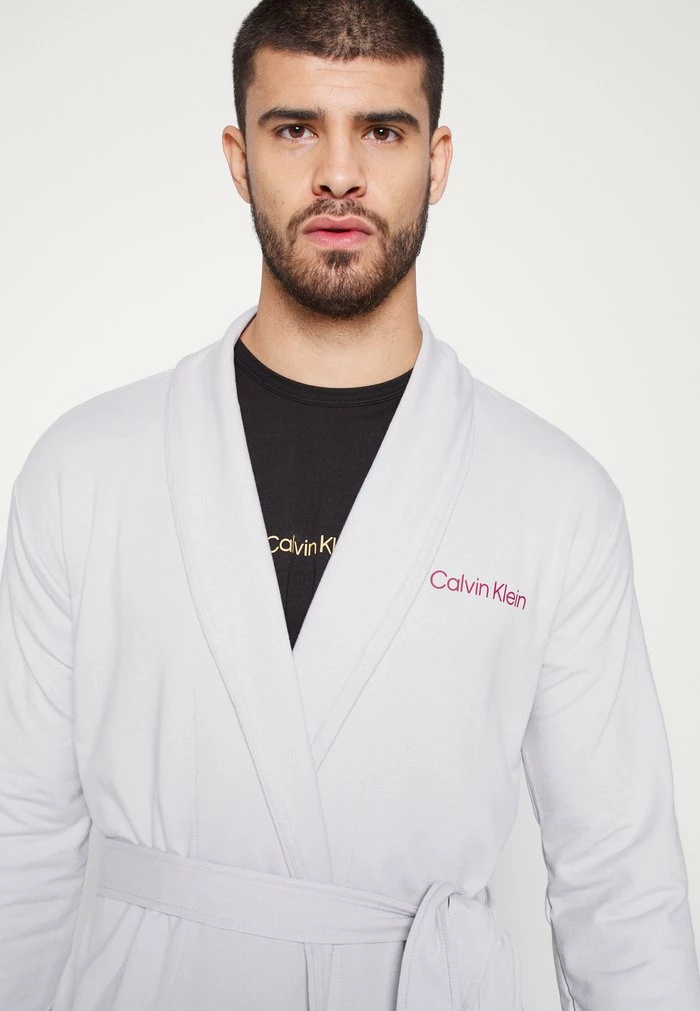 Calvin Klein Underwear ROBE - Dressing Gown - Antique Grey - Image 4