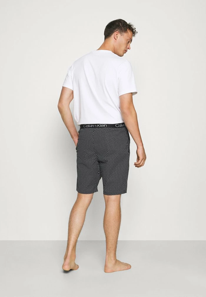 Calvin Klein Underwear STRUCTURE SLEEP SHORT - Pyjama Bottoms - Black - Image 3