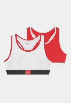 Calvin Klein Underwear BRALETTE 2 PACK - Bustier - Red Hot/white
