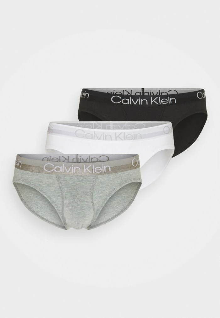 Calvin Klein Underwear HIP BRIEF 3 PACK - Briefs - White/ Black/grey Heather - Image 6