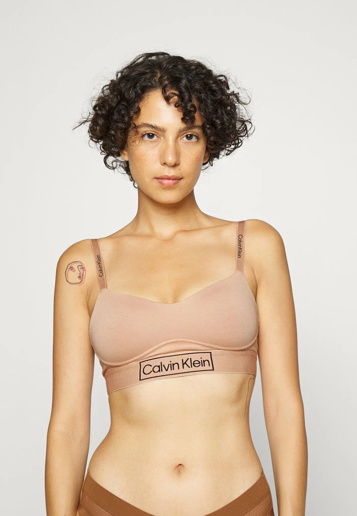Calvin Klein Underwear LGHT LINED BRALETTE - Bustier - Clay