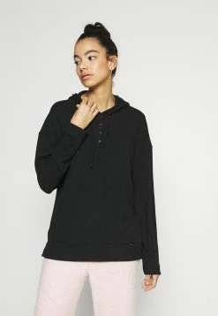 Calvin Klein Underwear EASE HOODIE - Pyjama Top - Black