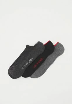 Calvin Klein Underwear SNEAKER ATHLEISURE 3 PACK UNISEX - Trainer Socks - Grey Combo