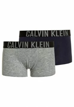 Calvin Klein Underwear TRUNKS 2 PACK - Pants - Grey Heather/blue Shadow