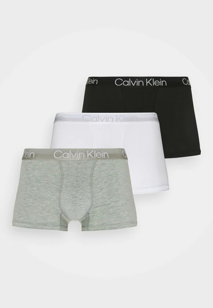 Calvin Klein Underwear TRUNK 3 PACK - Pants - White/black/grey Heather - Image 5