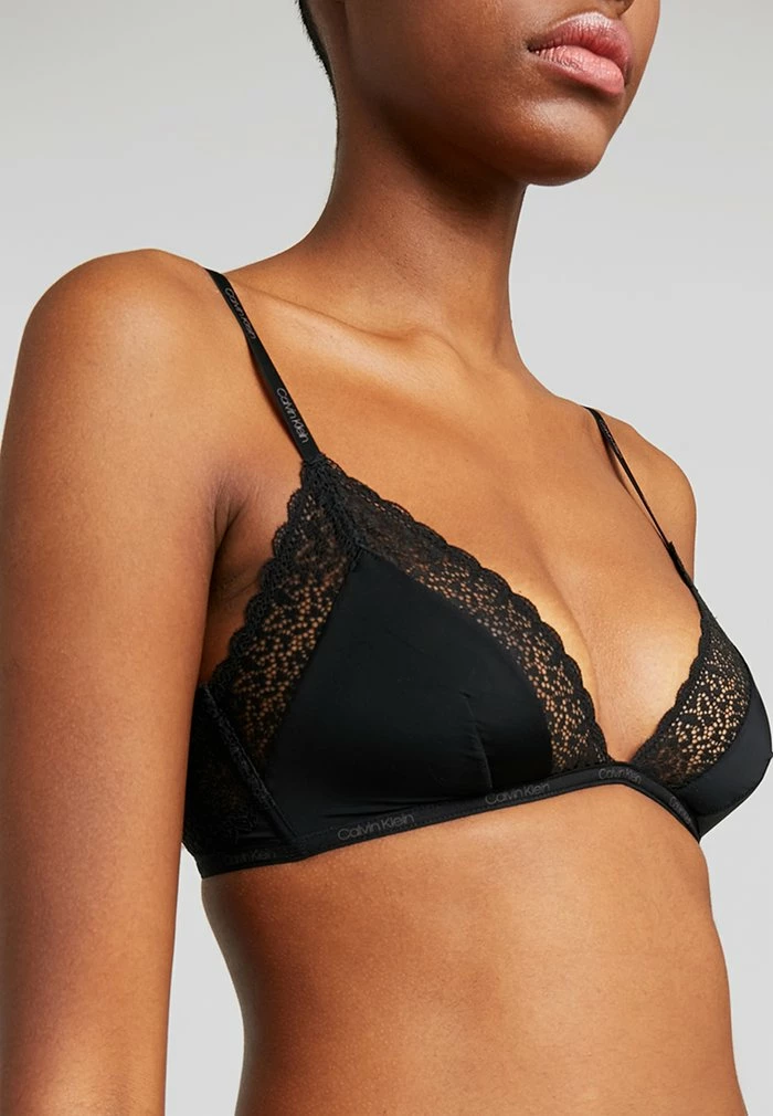Calvin Klein Underwear FLIRTY UNLINED - Triangle Bra - Black - Image 6