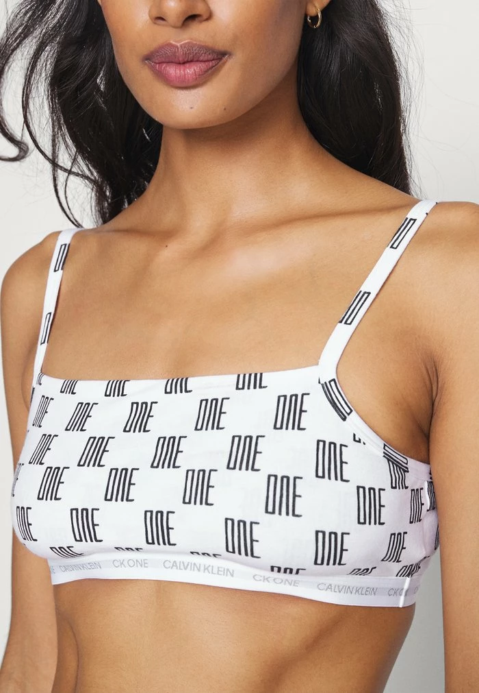 Calvin Klein Underwear COTTON UNLINED BRALETTE 2 PACK - Bustier - Salient Green/white - Image 8