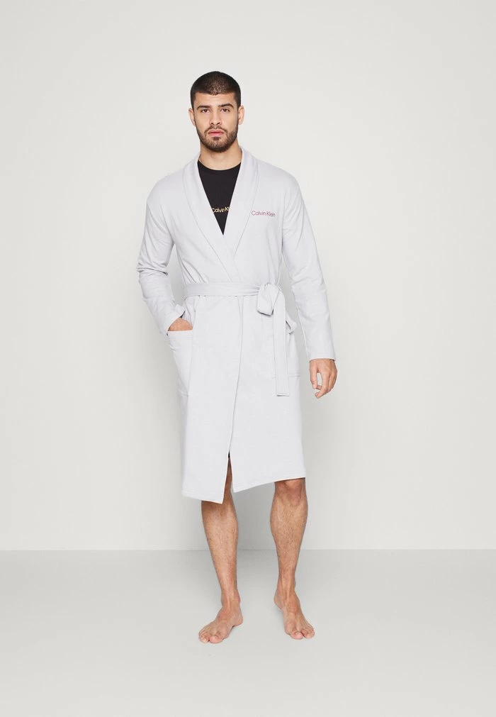 Calvin Klein Underwear ROBE - Dressing Gown - Antique Grey