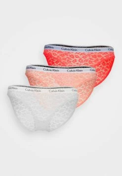 Calvin Klein Underwear CAROUSEL 3 PACK - Briefs - Strawbfield/washedscarlet/frost