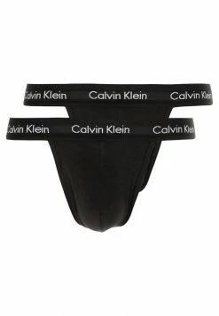 Calvin Klein Underwear THONG 2 PACK - Briefs - Black