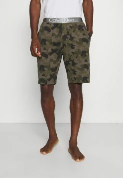 Calvin Klein Underwear GALVANIZE LOUNGE SLEEP SHORT - Pyjama Bottoms - Green