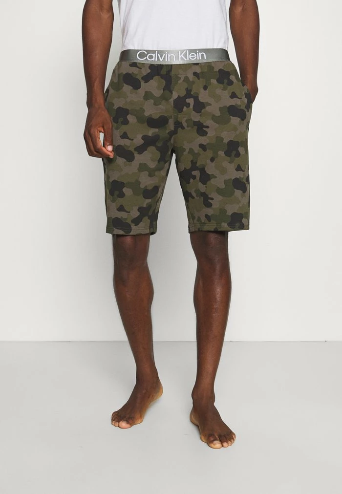 Calvin Klein Underwear GALVANIZE LOUNGE SLEEP SHORT - Pyjama Bottoms - Green