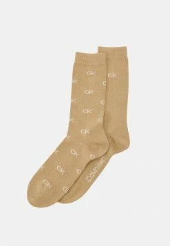 Calvin Klein Underwear MEN ALL OVER 2 PACK - Socks - Tavertine