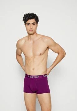 Calvin Klein Underwear TRUNK 3 PACK - Pants - Providence Blue/ Groovy Plum/black