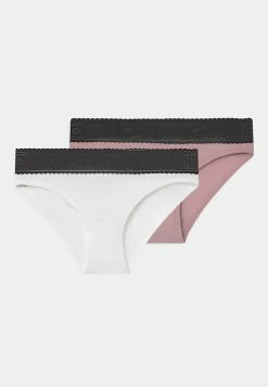 Calvin Klein Underwear LACE 2 PACK - Briefs - Blush Cheek/white
